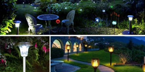 Jak si vyrobit svépomocné osvětlení pro pozemek venkovského domu - nápady